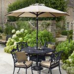 Hartman Capri 4-Seater Round Dining Set in Bronze and Amber