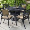 Hartman Capri 4-Seater Round Dining Set in Bronze and Amber - Image 2