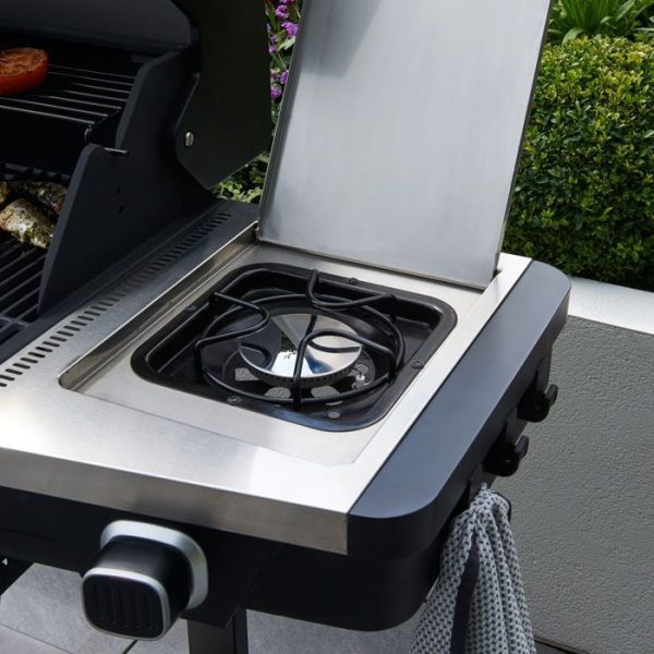 NORFOLK GRILLS Atlas 400 Gas 4-Burner Barbecue with Side Burner