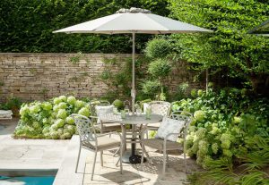 Hartman 2.5m Round Parasol - Maize Wheatgrass