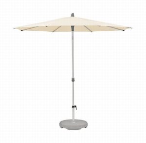 Glatz Alu Smart Parasol 250cm Round - Class 2 Cream Colour 150
