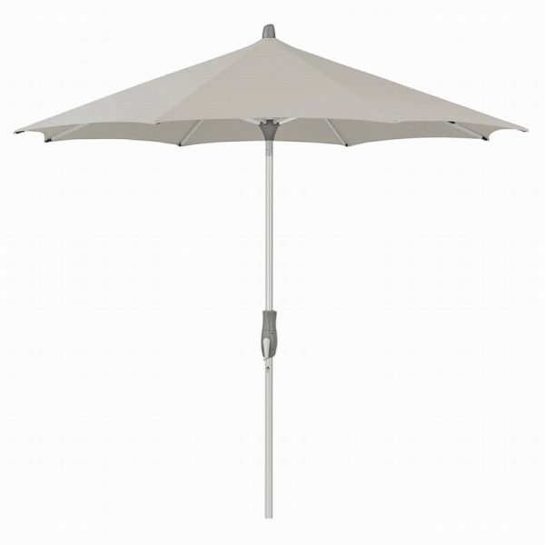 Glatz Alu Twist Parasol 2.7m Round - Class 2 Taupe Colour 151