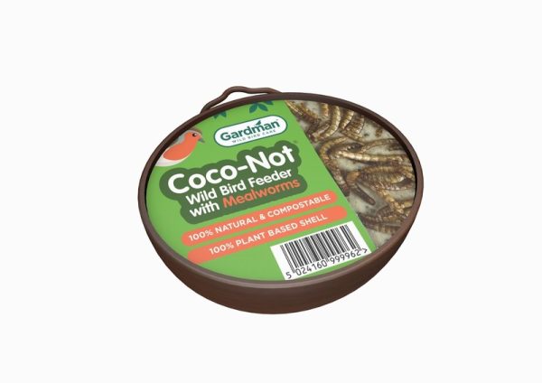 Gardman Coco-Not Feeder (Single with Mealworms)