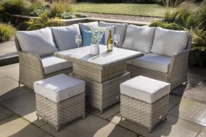Hartman Eton Square Casual Adjustable Dining Set