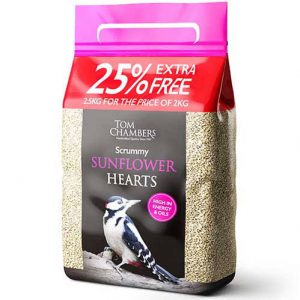 Scrummy Sunflower Hearts - 25% FOC - 2.5kg