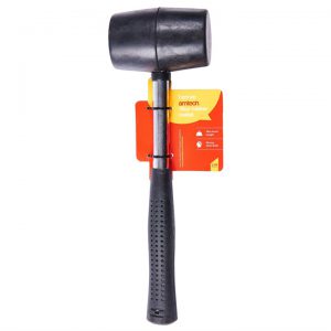 16oz RUBBER MALLET - STEEL SHAFT