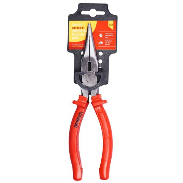 8" SUPERIOR LONG NOSE PLIERS