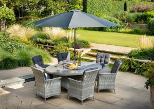hartman vienna 6 seat rectangular dining set