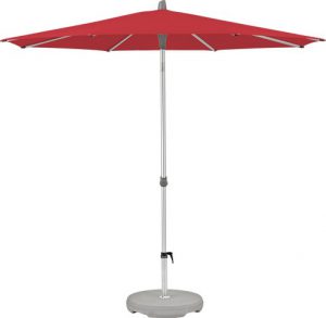 Glatz Alu Smart Parasol 300cm Round in Class 2 Red Colour 162