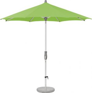 Glatz Alu Twist Parasol 2.7m Round in Class 2 Kiwi Colour 127