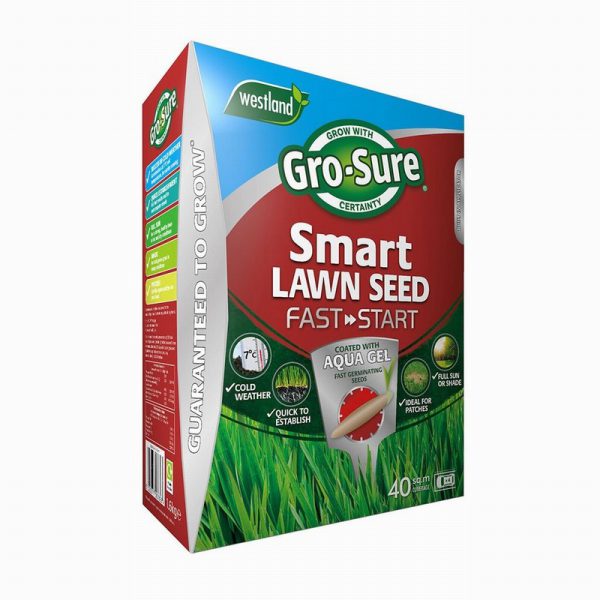 Gro-Sure Smart Lawn Seed Fast Start 40m2 Box