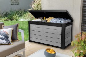 Denali 100 - 380L Duotech Garden Box- GREY/BLACK - SHRINK