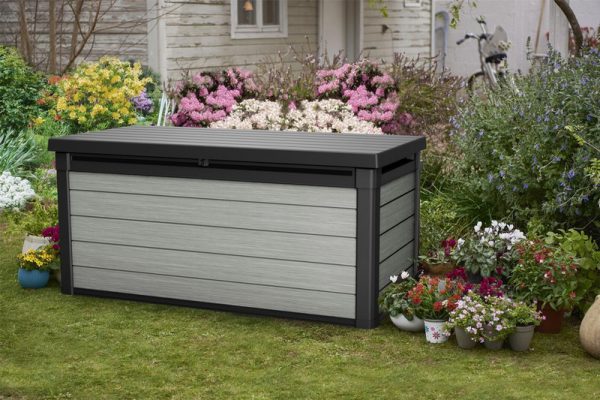 Denali 150 - 570L Duotech Garden Box- GREY/BLACK - SHRINK