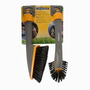 Hozelock Brush Twin Pack Car Care / Wheel / Shampoo Sticks