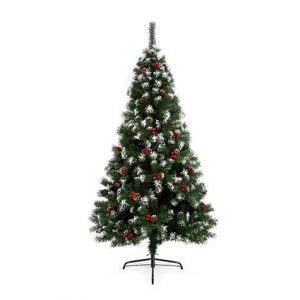 TREE19 Artificial Christmas Tree 2.1M Snow Tipped Berry and Cone