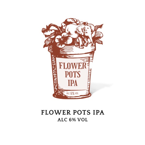 Flower Pots IPA 0.5 Litres 6% ABV
