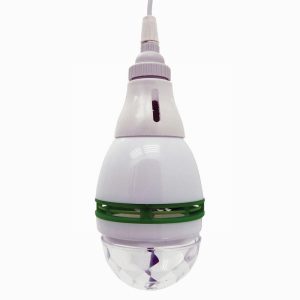 LED Disco Bulb W-Bayonet Adapter In Try Adapter