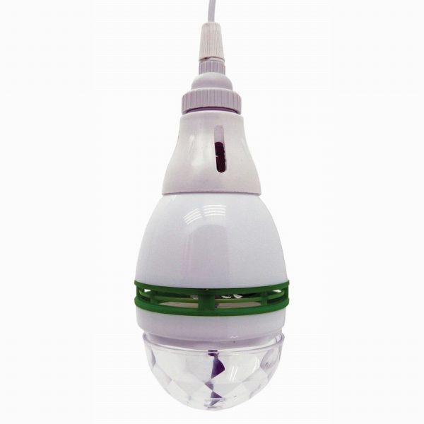 LED Disco Bulb W-Bayonet Adapter In Try Adapter