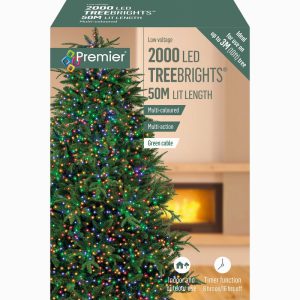 XMAS Premier Multi-Action Treebrights With Timer Multi 2000 LED