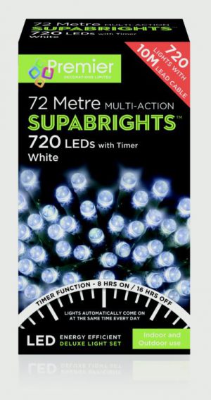 Premier Multi-Action Supabrights With Timer White 720 LED
