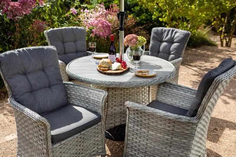 Hartman heritage 4 seat round set deals