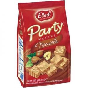 LAGO WAFER PARTY NOCCIOLA GR.250 QUADRETTI