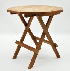 Minster Wooden Picnic Table Octagonal 50cm