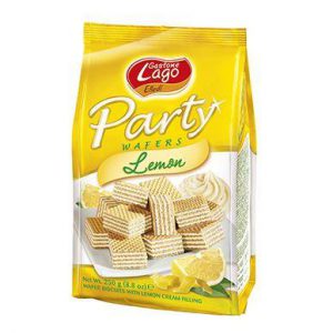 LAGO WAFER PARTY LEMON GR.250 QUADRETTI