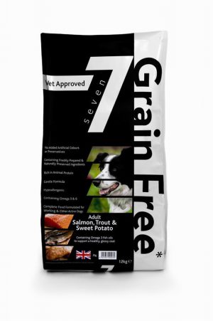 Seven GF Adult Salmon Trout & Sweet Potato Dog Food 12kg