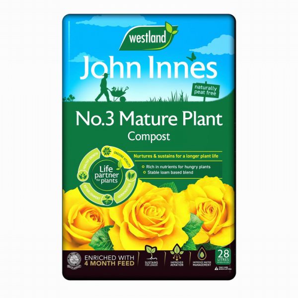 John Innes Peat Free No 3 Mature Plant Compost